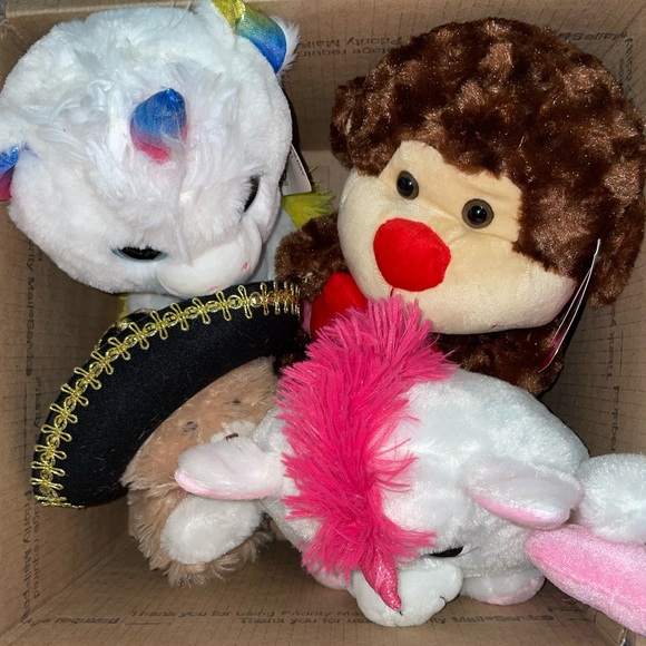 Other - Plush Toy Bundle with Unicorn and Bear